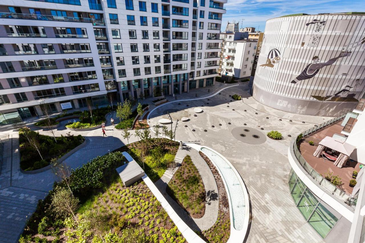 Plac Unii Aquamarine Premium Apartment Gdynia Buitenkant foto